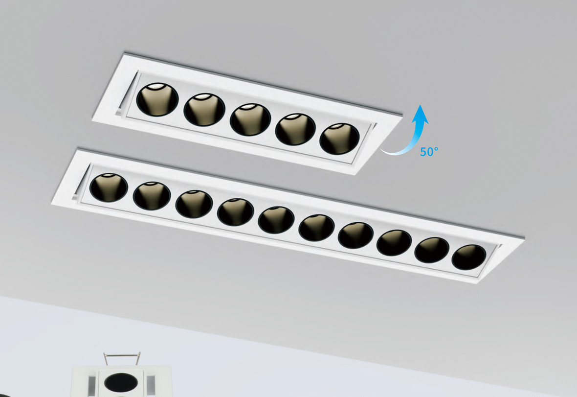 Grille Light : GTAG series Rim Embedded 24°/40° GTAG10-aX - China LED ...