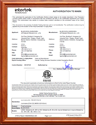 ETL listed China LED linear light